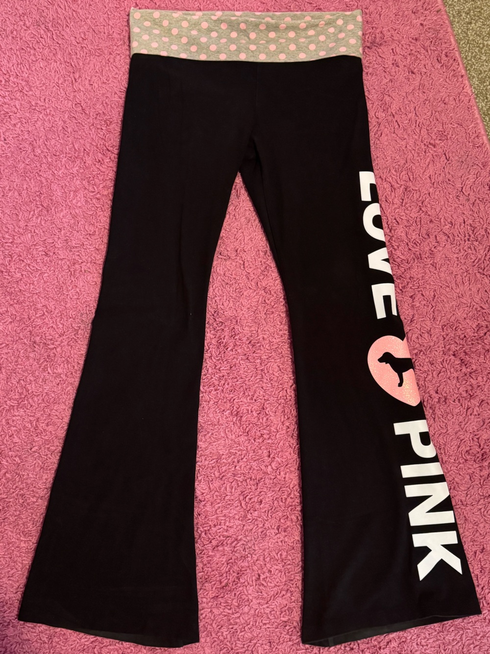 PINK Victoria's Secret Wide Leg Pants.